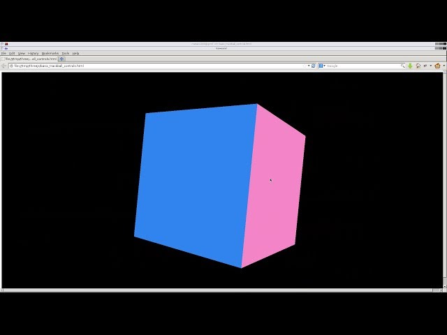 Basic Trackball Camera Controls with Threejs HTML5 3D Rotation Tutorial