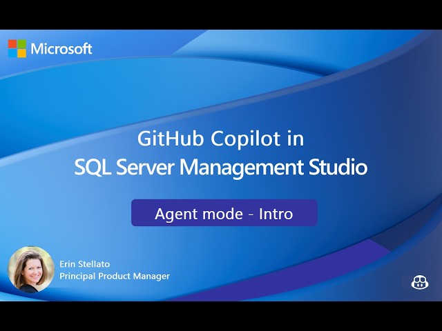 GitHub Copilot in SSMS: Agent mode (preview)