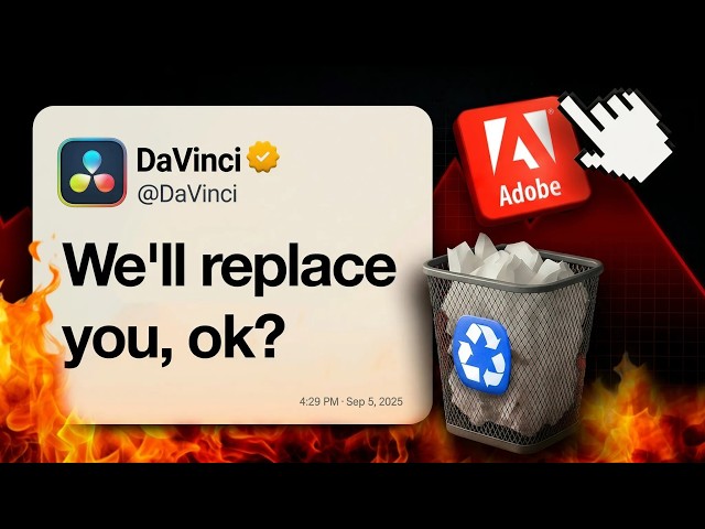 The DaVinci Takeover: Why Millions Are Deleting Adobe