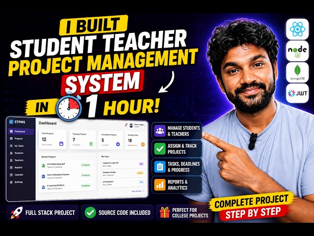 I Built a Student Teacher Project Management System in 1 Hour Using Agentic AI (Python)