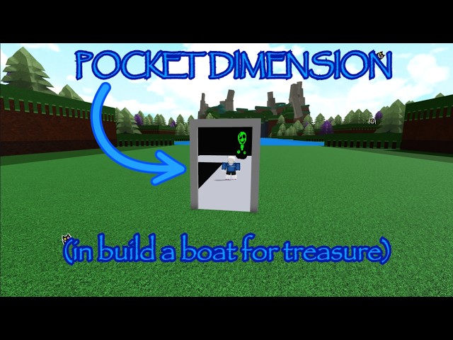 how to build a simple pocket dimension in babft
