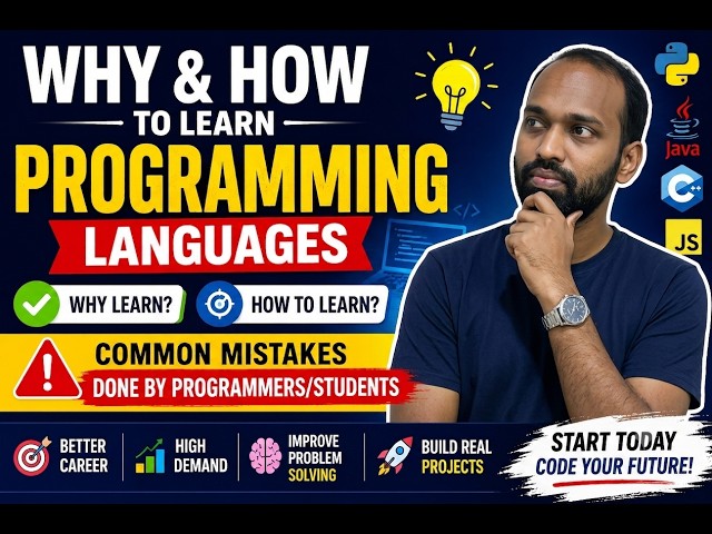 Why and How to learn Programming languages : Common mistakes done by the programmers/students
