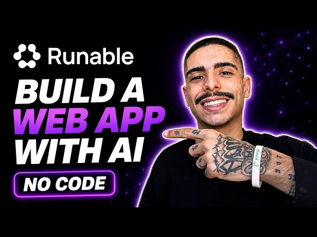 HOW TO BUILD A WEB APP WITH AI USING RUNABLE (NO-CODE STEP-BY-STEP GUIDE 2026)