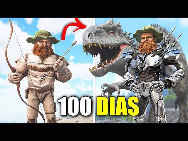 I have 100 days to beat ARK: Survival Evolved on Hardcore! Lost Island Full Movie.