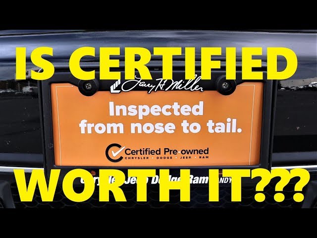 Ex-Car Salesman Explains Whether Or Not You Should Buy A Certified Pre-Owned Car!
