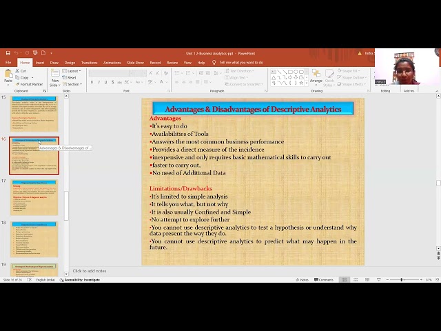 UNIT 2 Descriptive Analytics