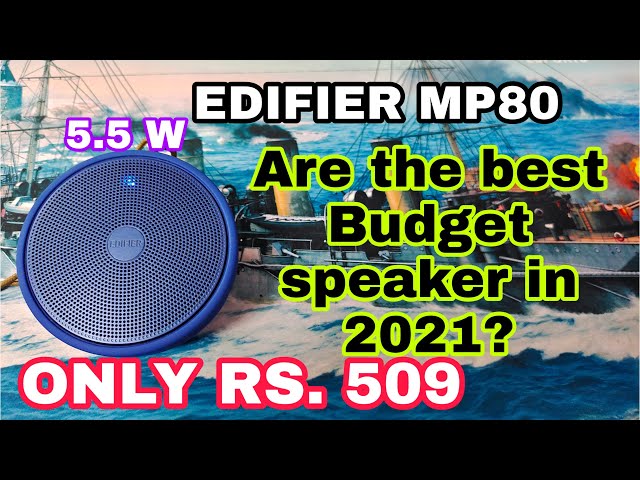 [HINDI] EDIFIER MP80 Bluetooth Speaker (4K Review)#Techgk Price: Rs.509 Flipkart BBD
