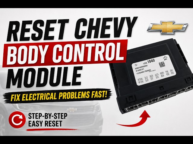 How to Reset Your Chevy's Body Control Module (Fix Electrical Glitches FAST!)