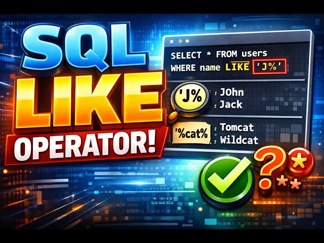 Master the SQL LIKE Operator | Pattern Matching Made Easy!