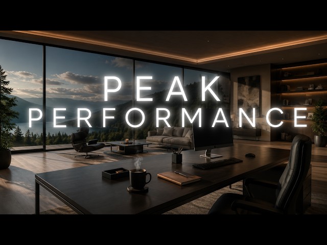 🧠 Peak Performance Music | Deep Focus & Productivity Workspace (1 Hour+)
