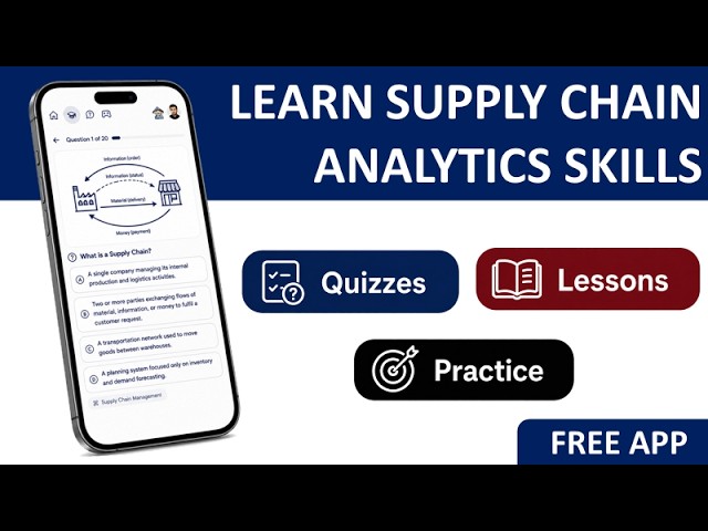 Can You Pass This Supply Chain Quiz? Most Can't (Free Learning App)