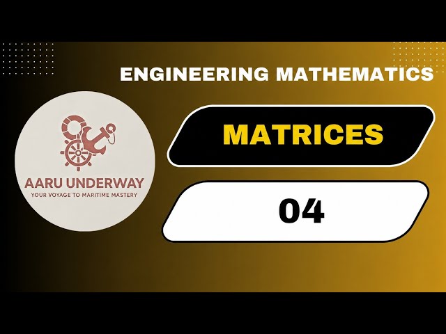 ENGINEERING MATHEMATICS 04