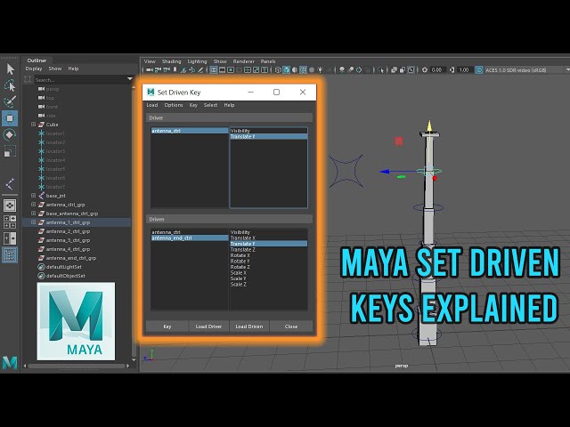 Maya Quick Tips: Set Driven Keys Explained