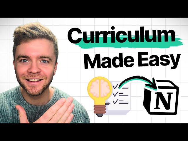 Create a Curriculum Map in Notion (Step-by-Step)