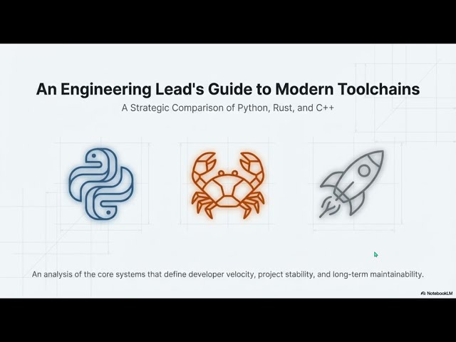 🎙️ Rust Python and C++: Toolchains Compared
