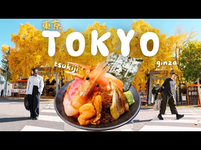 Tokyo Vlog 2026 🇯🇵 Ginza & Tsukiji Market Food, Cafes, Restaurants & Shopping | Japan Travel Guide