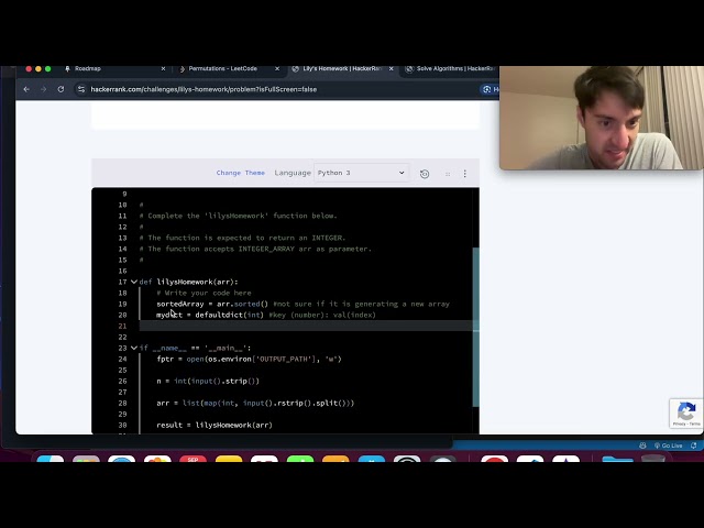 HackerRank Lilys Homework