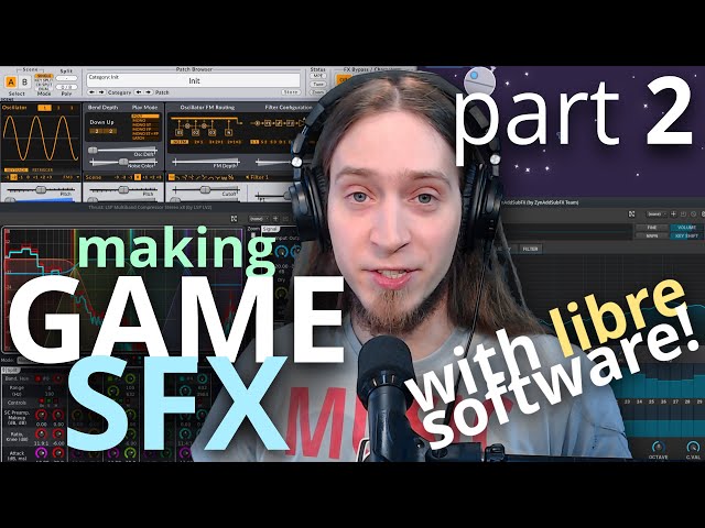 How I made sound effects for this game using only libre software [Part 2]