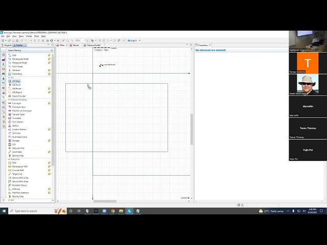 Glimpse of Anylogic ABM GIS