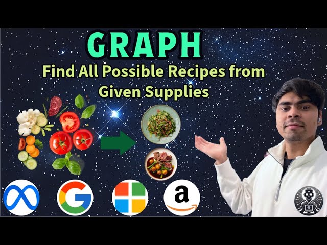 LeetCode 2115 | Find All Possible Recipes from Given Supplies | Python | AlgoYogi