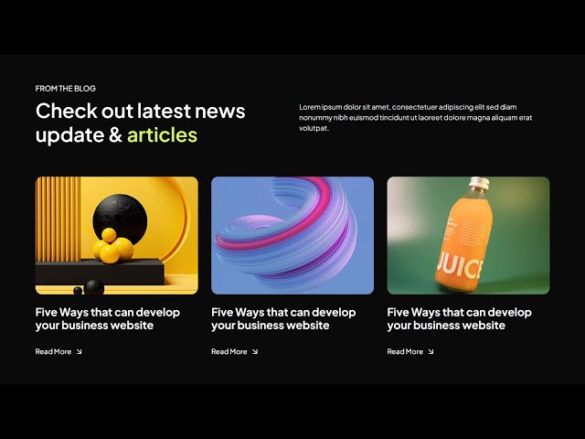 Blog Card with HTML CSS Responsive | HTML CSS Blog Card Responsive @raselcoder
