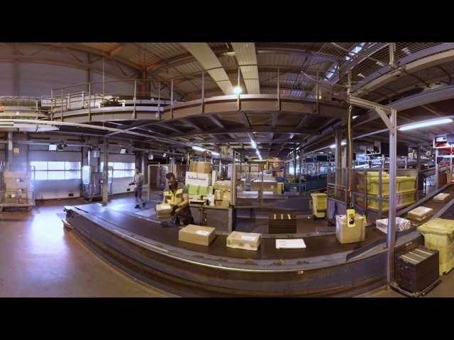 360-degree video of the Daillens parcel center