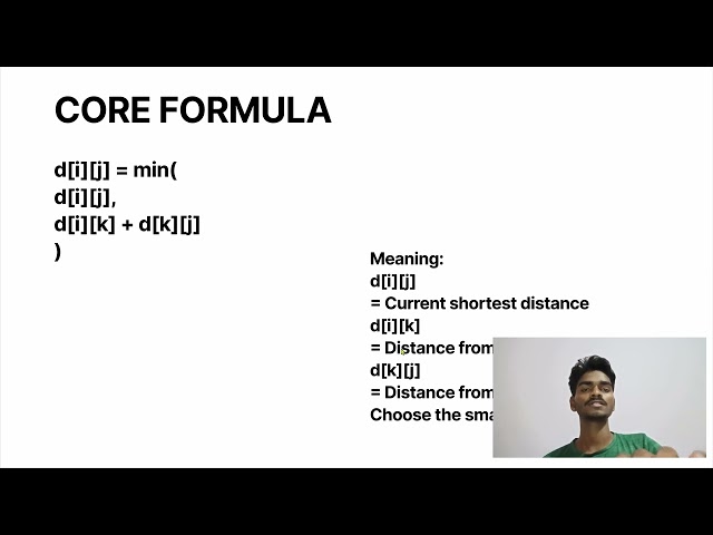 Campus Route Optimisation | Floyd Warshall Algorithm