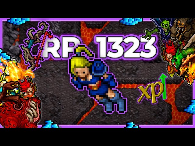 RP 1323 Hunt Solo Grounds of Fire 8.7kk/h Raw + 3.2kk Profit - Tibia Hunt [15.13]