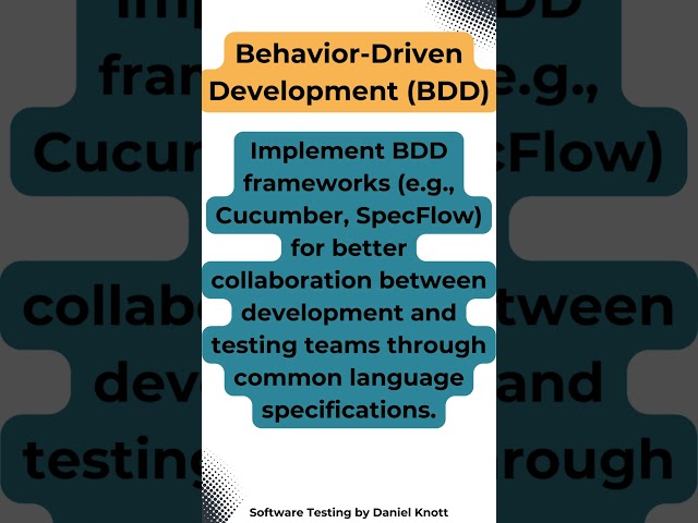 Behavior-Driven Development (BDD) in Test Automation