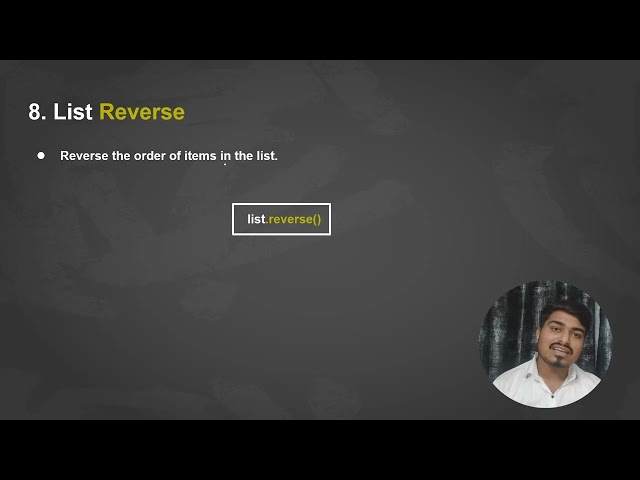 30 | List Operation : Delete & Reverse | Sushant Sharma #python #pythonprogramming #coding #data