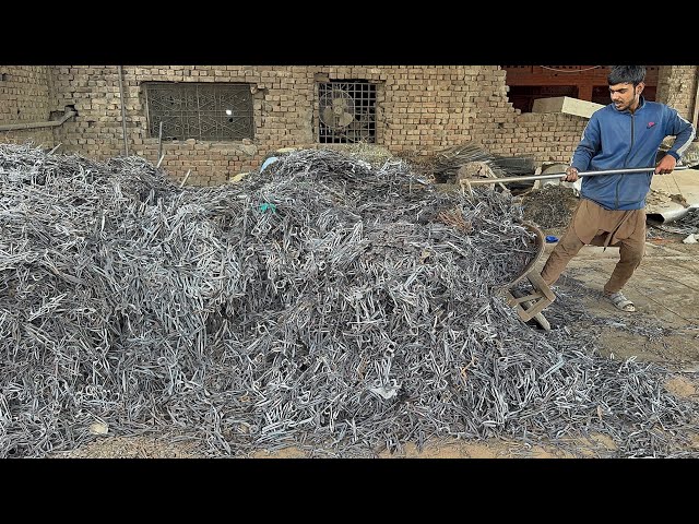 The Incredible Metal Recycling Process | Fantastic Mass Production Process of Surgical Scissors