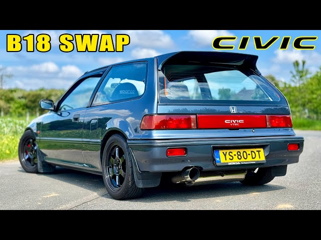 211HP Honda Civic B18 SWAP // TOP SPEED REVIEW on AUTOBAHN
