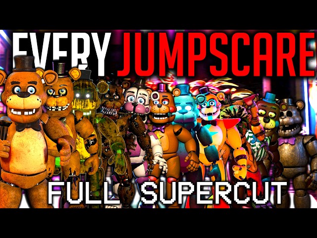 FNAF But I Have To Get JUMPSCARED By Every Animatronic To Switch Games (FULL SERIES)