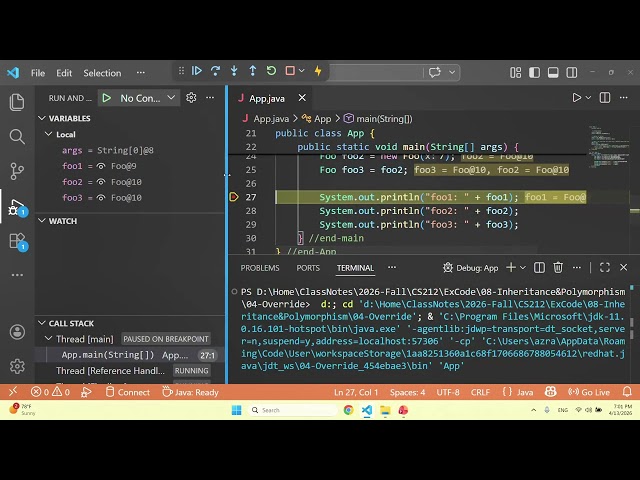 toString() method: Why and how to override it