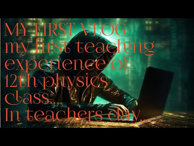 my first vlog | my first teaching experience of 12th physics class | study katta...by Parth Shahane