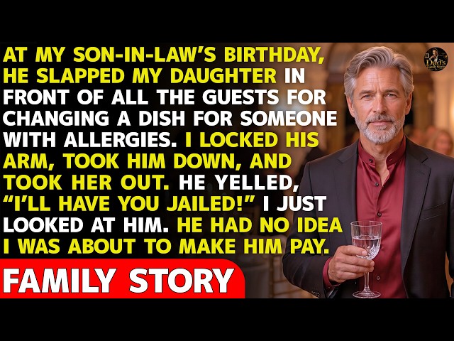 My Son-In-Law Slapped My Daughter At His Birthday Party — He Never Touched Her Again After That...