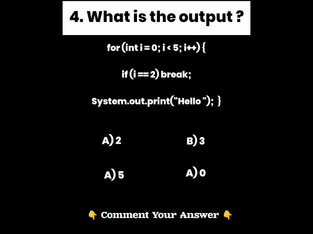 What is the output? #shorts #java #coding #programming #developer