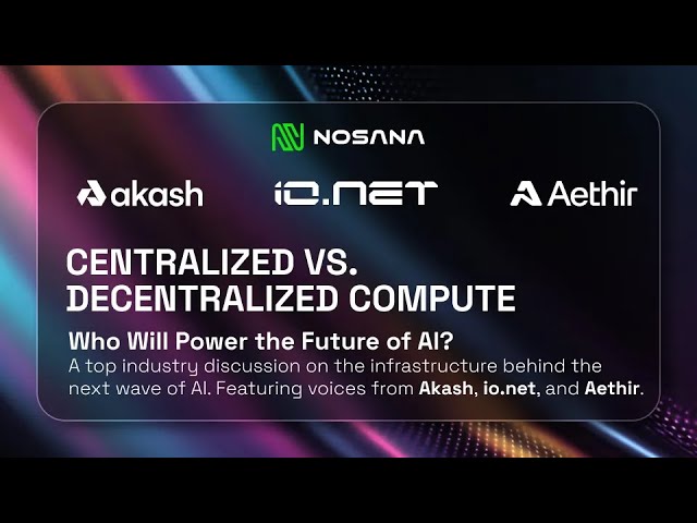 Centralized vs Decentralized Compute | GPU Industry Discussion