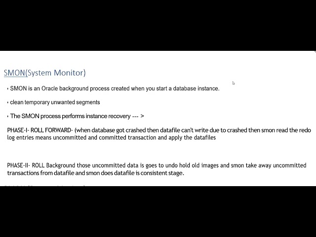 Oracle Background Process: SMON Explained | #oracle #Brainbyte Technologies #Learn Oracle Database