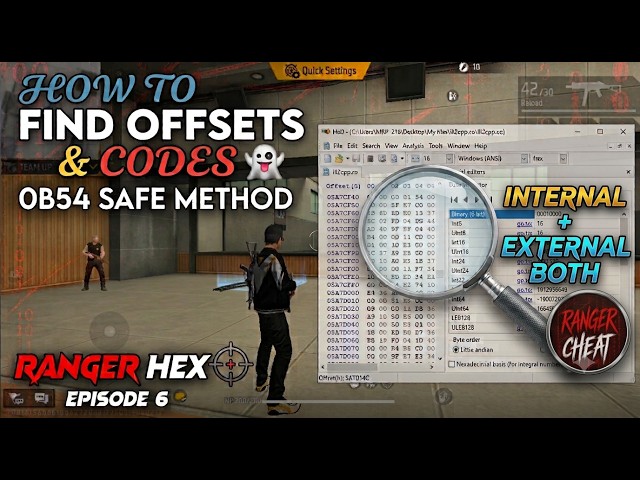 HOW TO FING INITBASE ✅ & BONES ✅ + OFFSETS✅ & AOB CODES | NEW OB54 SAFE100% ✅🎁 #rangerxiter_cheats1
