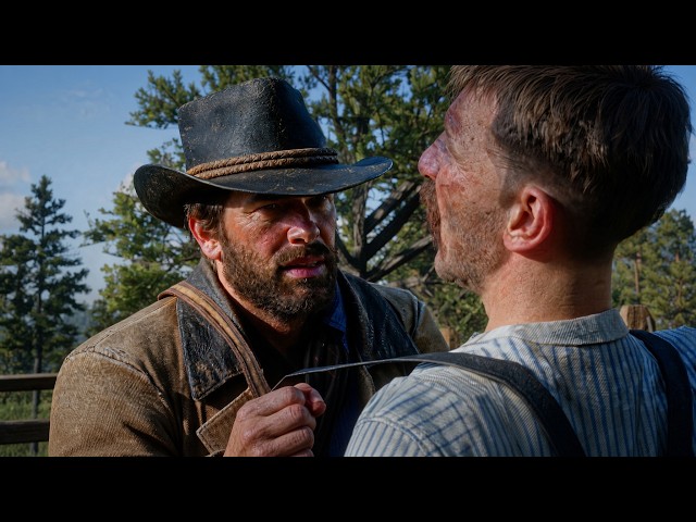 RED DEAD REDEMPTION 2 / DLSS 5 (2X RENDER) ARTHUR CONFRONTS MR. DOWNS / 1440p / ULTRA / RTX 4090