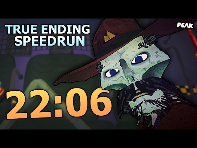 PEAK Speedrun (22:06) - "True Ending" Solo (NEW UPDATE) FWR