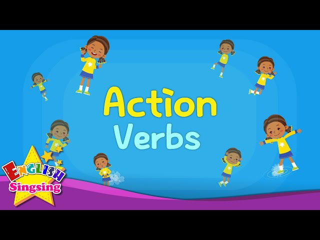 Action Verbs (v1)  [Kids Vocab] Let's Move! Jump, Run, Dance 🏃 Easy Action Words