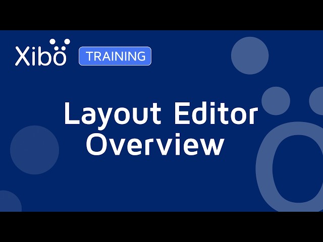 Layout Editor Overview