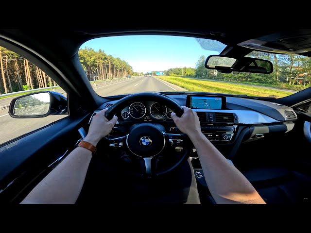 BMW F30 2.0D LCI 2016 M-Sport | 4K POV Test Drive