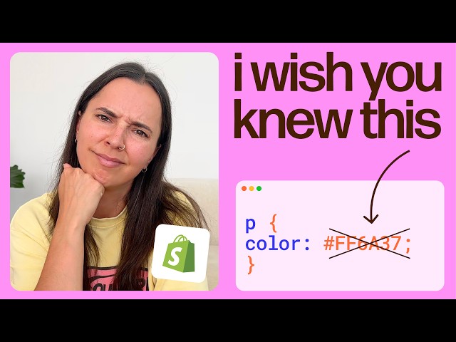 CSS tips for Shopify ✨ give me 10 mins to make you a better designer