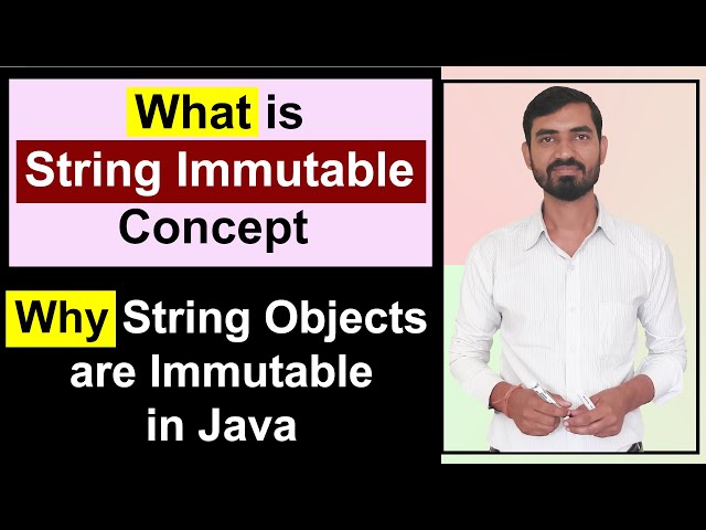 What is String Immutable || Why String Object Is Immutable In Java (Hindi)