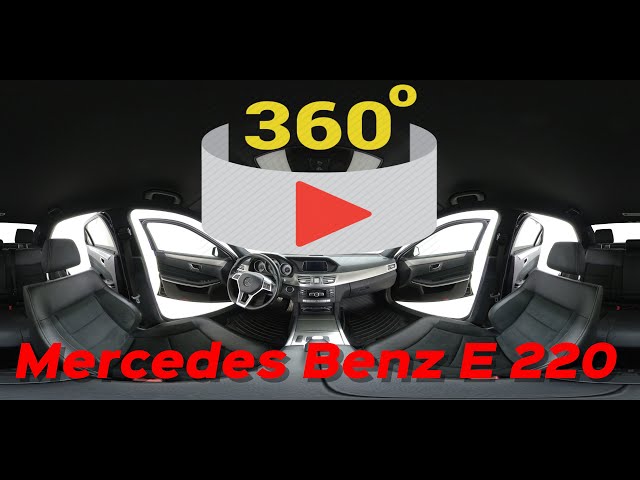 🇩🇪 Mercedes Benz e 220 sedan interior  Vr 360 video
