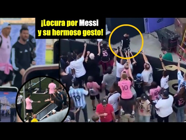 Fans Were Waiting for Messi… And He Gave Them This Unforgettable Moment