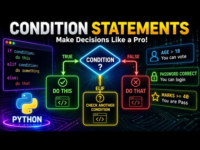 Condition statements #python #viral